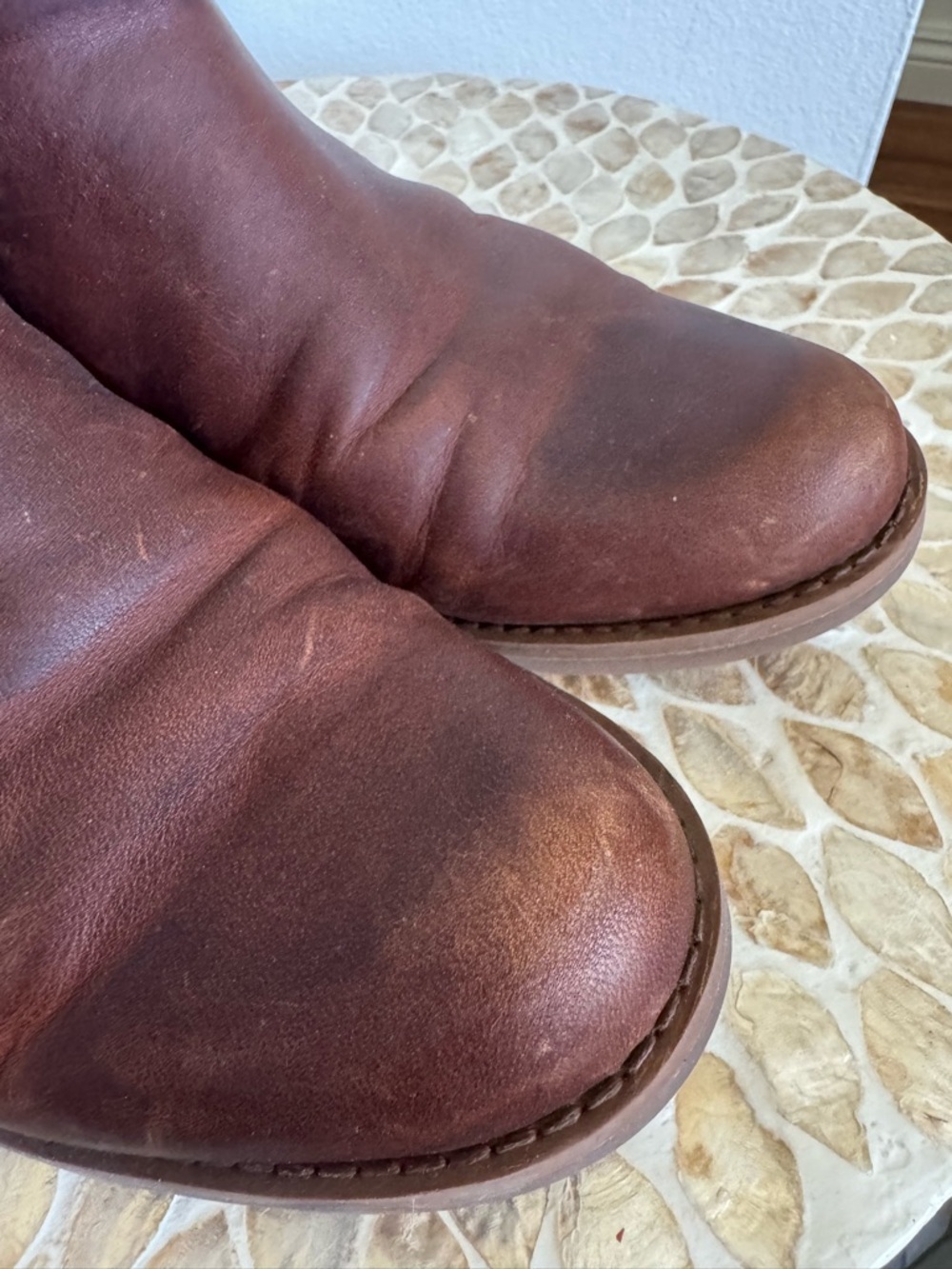 Timberland Magby Chelsea Ankle Leather Boots in Cognac Brown size 8 - Picture 10 of 11